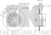 Диск тормозной задний Opel Vectra C 02- Sigma NK 203646 (фото 3)