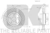 Диск тормозной перед. Toyota RAV4 III 1.8 / 2.0 / 2.2D 06- / Auris / Prius Plus NK 2045117 (фото 3)