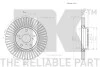 Тормозной диск передний Toyota Auris, Avensis, Verso 1.6-2.2D 03.07- NK 2045122 (фото 3)