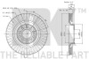 Диск тормозной передний Audi A6 02- NK 2047107 (фото 3)