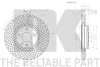 Тормозные диски передние Audi A4 / A5 / Q5 2007- (320x30mm) NK 2047127 (фото 3)