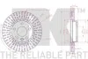 Диск тормозной передний VW T-5 03- (308x29,5mm) 16 "диск NK 2047171 (фото 3)