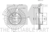 Диск тормозной VW T4 96- вентиль. NK 204768 (фото 3)