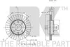 Диск тормозной Chevrolet Aveo 236mm NK 205008 (фото 3)