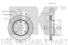 Диск тормозной передний Daewoo Nubira 97- / Chevrolet Epica / Evanda / Lacetti 05- NK 205010 (фото 3)