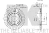 Диск тормозной Citroen Berlingo, Xsara, Peugeot 206,306 NK 209915 (фото 3)