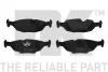 Тормозные колодки дисковые задние Bmw E30 82-91 221509