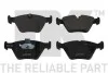 Тормозные колодки дисковые передние BMW 5 (E39) 2.0D-3.5 11.95-05.04 NK 221519 (фото 1)