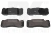 Тормозные колодки дисковые. BMW 1 (E81), 1 (E82), 1 (E87), 1 (E88), 3 (E90), 3 (E91), 3 (E92), 3 (E93) 1.6-3.0D 06.04-12.13 NK 221560 (фото 1)