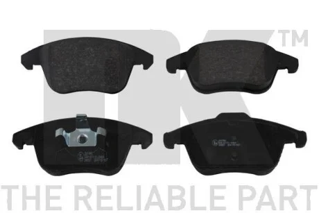 Тормозные колодки диск.передни Citroen C4 Picasso, DS4 / Peugeot 3008, 5008 1.6-2.0HDi 06- NK 221956 (фото 1)