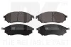 Тормозные колодки дисковые передние Nissan Murano 02- / Pathfinder 2.5 dCi 05- / Renault Koleos 2.0 dCi 08- 222261