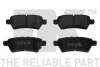 Колодки тормозные Nissan Navara / Pathfinder 2.5 / 4.0 05- 222265
