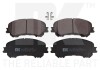 Гальмивнi колодки дисковые перед. Nissan X-Trail Renault Kadjar 1.2-2.0 04.14- 222272