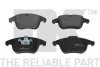 Тормозные колодки дисковые перед. Ford Galaxy 06-, Mondeo 07-, Volvo S80, V70 NK 222568 (фото 1)
