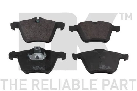 Гальмівні колодки дискові Ford Galaxy 06-, Mondeo 07-, Volvo S80, V70 NK 222570