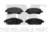 Гальмівні колодки дискові Honda Cr-V III 2.2 Ctdi 07- NK 222640 (фото 1)