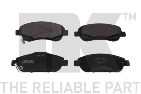 Тормозные колодки дисковые передние Honda Cr-V III 2.2 Ctdi 07- NK 222640