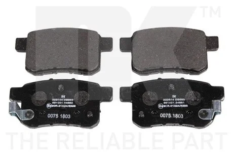 Тормозные колодкии зад. Honda CR-V II, Accord, Civic 08- NK 222644