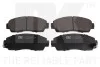 Гальм.колодки перед. Honda CR-V III 2.0i-VTEC/2.2i-CTDi 01.07 222645