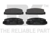 Тормозные колодки дисковые задние Mazda 323 93-97, 98-, 626 91-, 6 02- NK 223240 (фото 1)