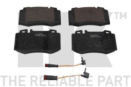 Гальмивнi колодки дисковые перед. с датч. MB W220 S-klasa 02- NK 223347