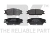 Гальмівні колодки дискові перед. Hyunday Accent/Get/Getz/Verna 9/99- 223403