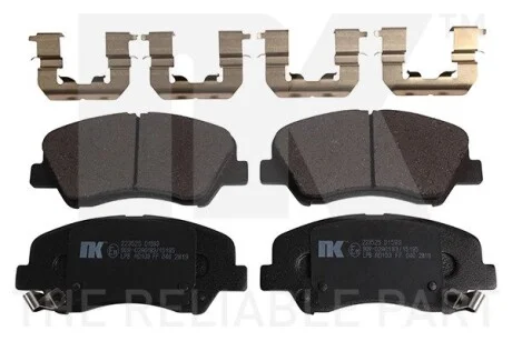 Гальмівні колодки дискові. Hyunday Accent 11-Kia Rio III 1.1Crdi / 1.2 / 1.4D 11- NK 223525