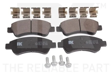 Тормозные колодки перед. Citroen Berlingo 01- / Peugeot Partner / 206/307 00- NK 223741