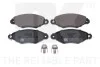 Тормозные колодки дисковые перед. PSA 206/306 / Xsara / Renault Kangoo 05.93- 223938