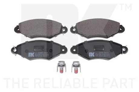 Тормозные колодки дисковые перед. PSA 206/306 / Xsara / Renault Kangoo 05.93- NK 223938 (фото 1)