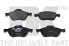 Колодки тормозные передние Renault Megane II (все модели) дiск 15 " NK 223948 (фото 1)