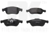 Тормозные колодки дисковые передние Renault Megane 1.9 dCi 08- / Renault Duster 10- (+ ABS) NK 223969 (фото 1)
