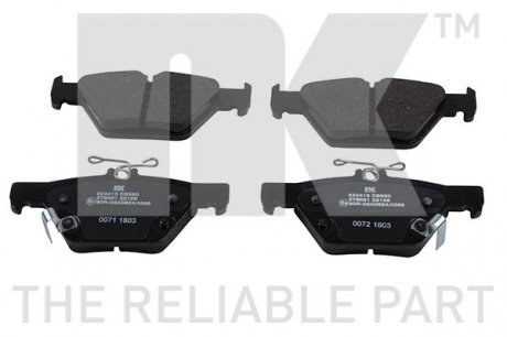 Тормозные колодки дисковые задние Subaru Outback 2.0 D 2015- NK 224419
