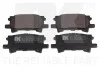 Тормозные колодки дисковые задние Lexus RX 300 / RX 400H 03- NK 2245101 (фото 1)