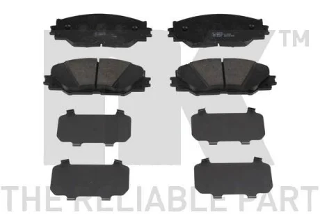 Гальмівні колодки дискові. Toyota Rav 4 III 2.0 VVT-i 06- / Rav 4 USA 05- NK 224575