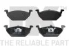 Тормозные колодки дисковые перед. Audi A3 / Seat Leon / Skoda Fabia / VW Bora / Golf IV / V / VI NK 224740 (фото 1)