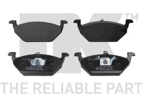 Тормозные колодки дисковые перед. Audi A3 / Seat Leon / Skoda Fabia / VW Bora / Golf IV / V / VI NK 224740