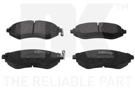 Тормозные колодки дисковые передние Chevrolet Aveo / Daewoo Kalos 02- NK 225016