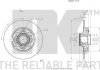 Тормозной диск (Coated) с подшипником задней (249mmx9mm) Citroen C4 II, Ds4 Peugeot 308, 308 Sw 1.2-2.0D 09.07- NK 313738 (фото 3)