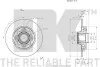 Тормозной диск (Coated) с подшипником задней (249mmx9mm) Citroen C4 II, Ds4 Peugeot 308, 308 Sw 1.2-2.0D 09.07- NK 313738 (фото 3)
