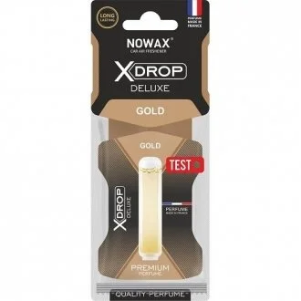 Ароматизатор рідкий Nowax 5мл. (карт. підставка) X Drop Delux - Gold NOWAX NX00065