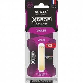 Ароматизатор рідкий Nowax 5мл. (карт. підставка) X Drop Delux - Violet NOWAX NX00069