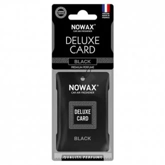 Ароматизатор целюлозний Nowax (на дзеркало) серія Delux Card - Black NOWAX NX07733