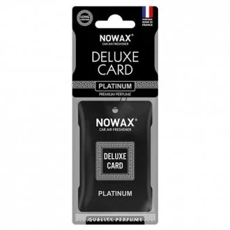 Ароматизатор целюлозний Nowax (на дзеркало) серія Delux Card - Platinum NOWAX NX07735