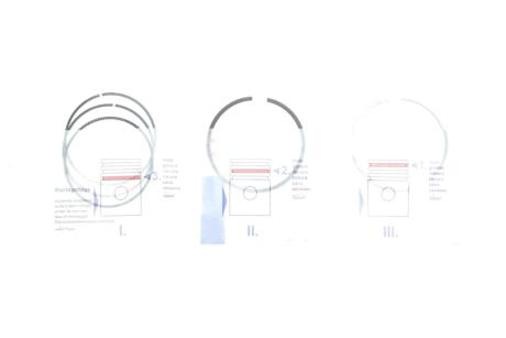 Поршневі кільця 82.7 STD (1.2*1.5*2) Renault Scenic,Laguna,Megane F4P.720-773 1.8 98- NPR 120038005300
