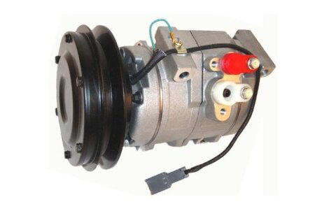 Компресор кондиціонера 24В (R134a) JOHN DEERE 120C, 180C W, 450D, 600 KOMATSU CS360-1, D275AX-5, D275AX-5E0, D275AX-5SL, D41E-3, D41E-6, D41P-3, D41P-6, D41P-6K, D575A-2, D575A-3, D61EX-12 NRF 32926