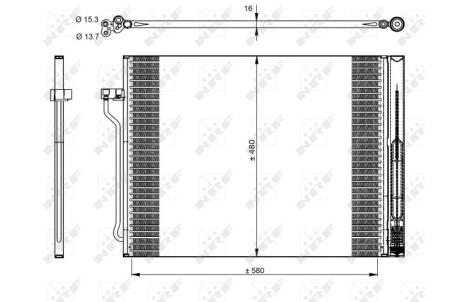 Конденсатор NRF 350325 (фото 1)