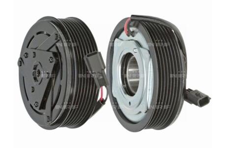 Електромагнітна муфта, компресор кондиціонера Nissan Primastar, X-Trail Opel Vivaro A Renault Laguna, Laguna Iii, Trafic Ii 1.5D-2.0D 08.01- NRF 380190 (фото 1)