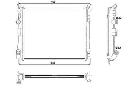 Радіатор охолодження NRF 53032