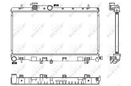 Радіатор NRF 53038